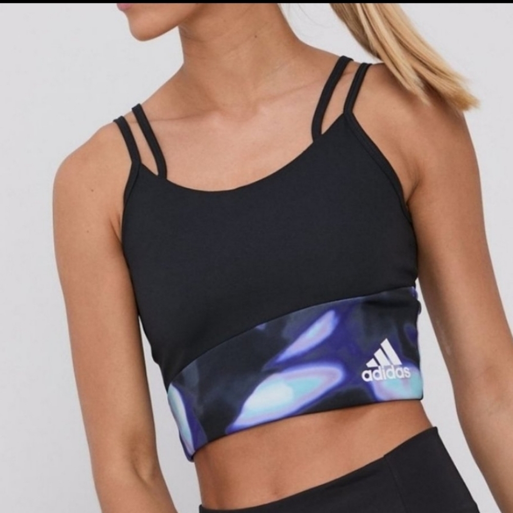 New Addidas x Zoe Saldana Sports bra
